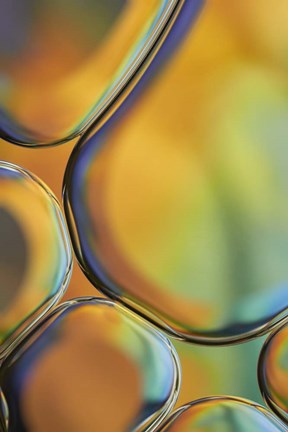 Framed Orange Drops Print