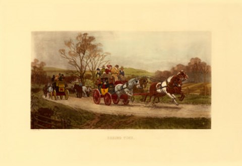 Framed Behind Time Print