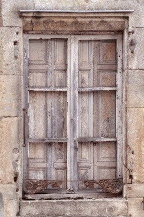 Framed French Window I Print