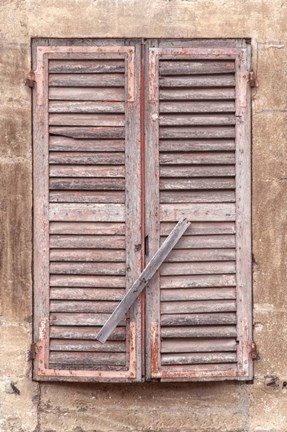 Framed French Windows III Print