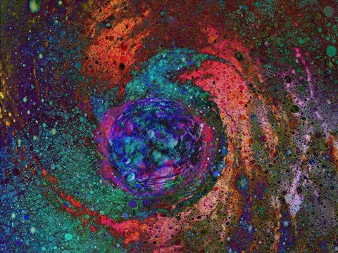 Framed Raging Maelstrom Print