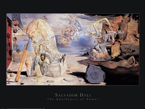 Framed Apotheosis Of Homer Print