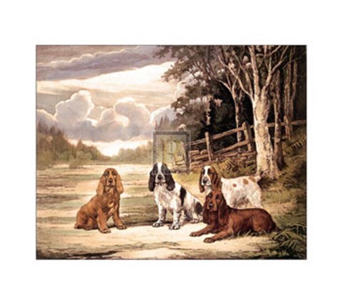 Framed Cocker Society Print