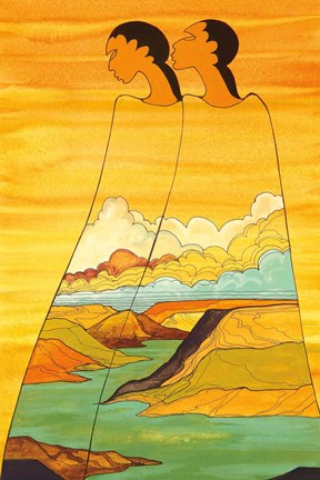 Framed Sisters of the Earth Print