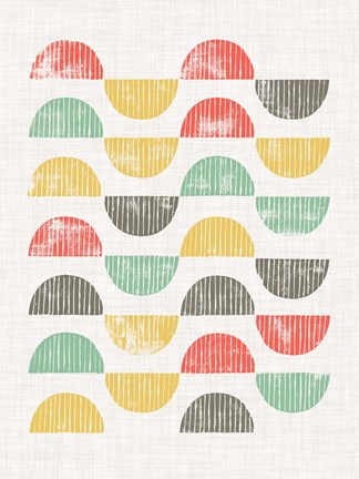 Framed Mod Block Prints I Print