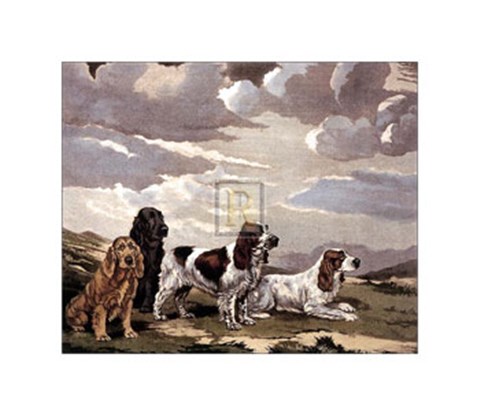 Framed Merry Cockers Print