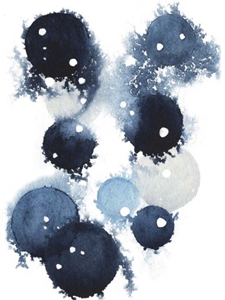 Framed Blue Galaxy IV Print