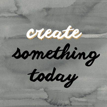 Framed Watercolor Quote I Print