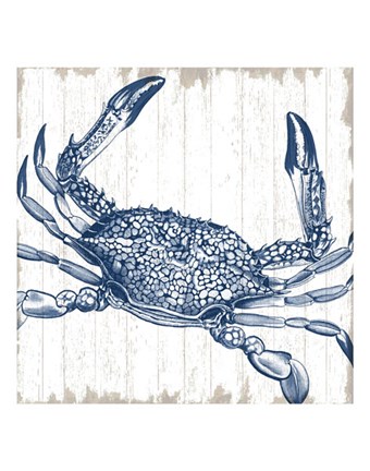 Framed Seaside Crab Print