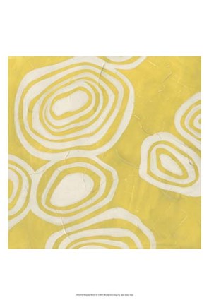 Framed Mineral Motif III Print