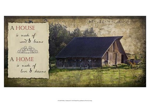 Framed Widby&#39;s Sentiments II Print