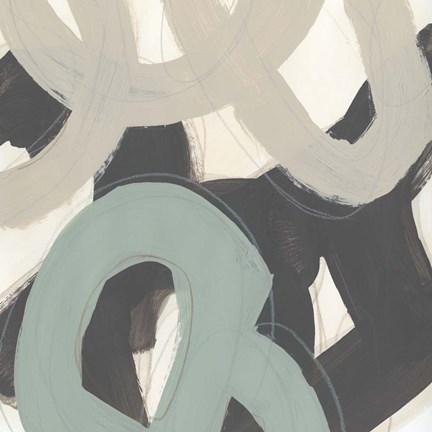 Framed Clean Slate I Print