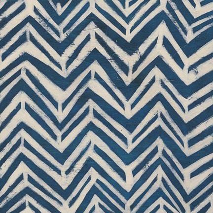 Framed Indigo Signals II Print