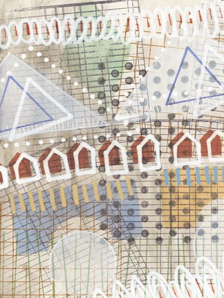 Framed Home Grid II Print