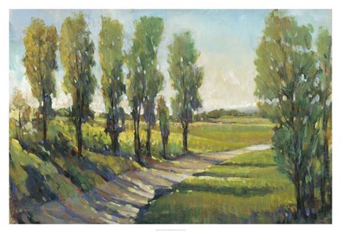 Framed Lush Landscape I Print