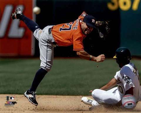 Framed Jose Altuve 2016 Action Print