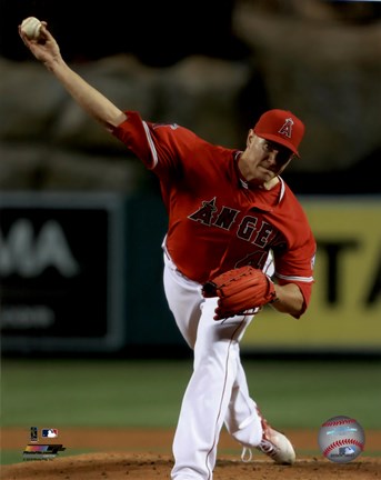 Framed Garrett Richards 2016 Action Print