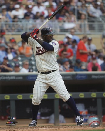 Framed Miguel Sano 2016 Action Print