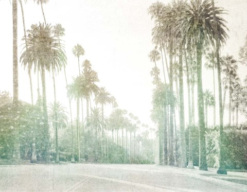 Framed Driving in Beverly Hills Print