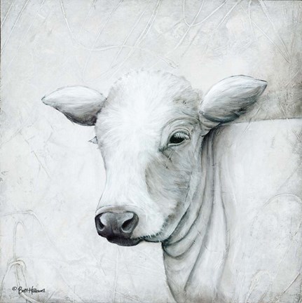 Framed January Cow II Print