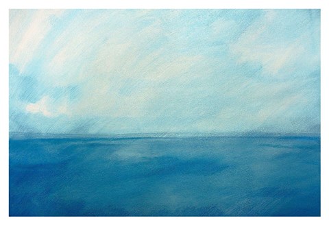 Framed Sky and Sea 6 Print