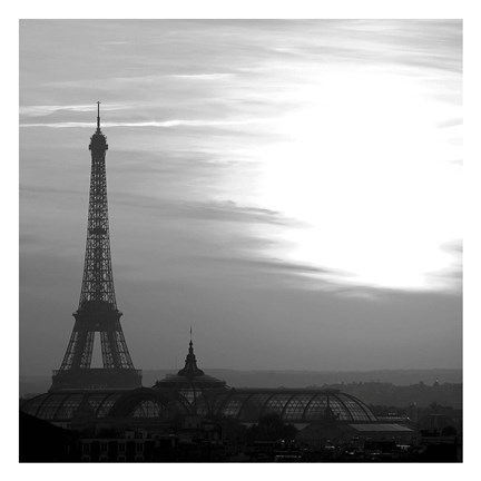 Framed Eiffel Tower View 2 Print