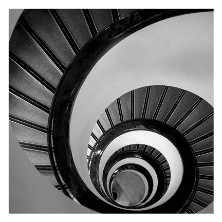 Framed Spiral Staircase No. 3 Print
