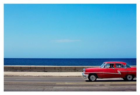 Framed Malecon II Print