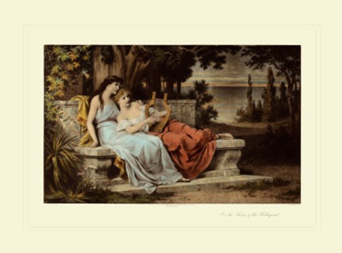 Framed on the Shores of the Hellespont Print