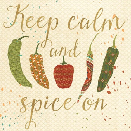 Framed Mexican Fiesta VI Print