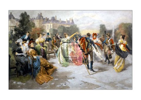 Framed Dance At the Imperial Court Print