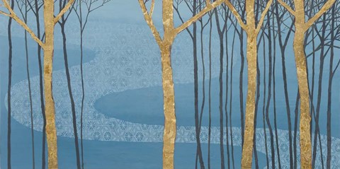 Framed Katonah Gold Print