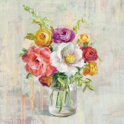 Framed Summer Treasures I Print