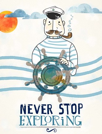 Framed Exploring Sailor Print