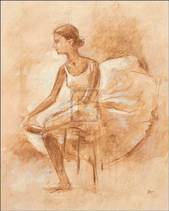 Framed Rehearsal I Print