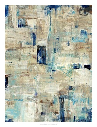 Framed Aqua Separation II Print