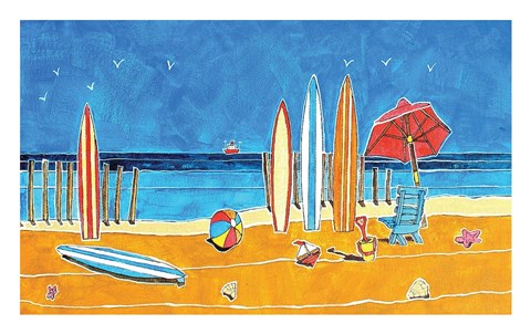 Framed Fun in the Sun Print
