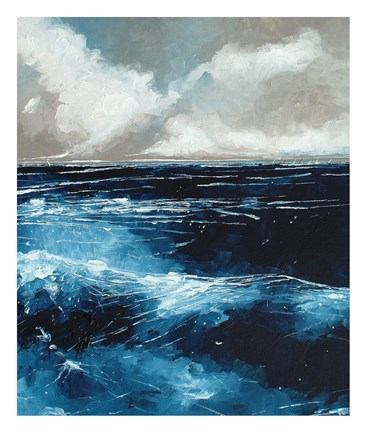 Framed Rolling Sea Print