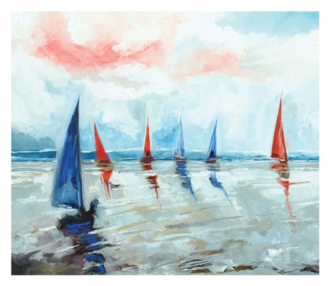 Framed Sailing Boats Regatta Print