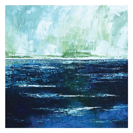Framed Storm at Sea Print