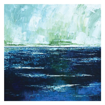 Framed Storm at Sea Print