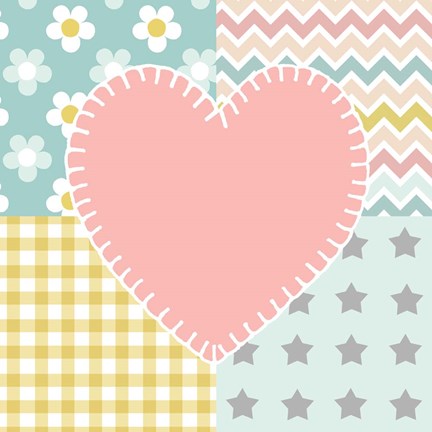 Framed Baby Quilt I Print