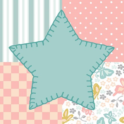 Framed Baby Quilt IV Print