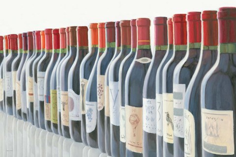 Framed Splendid Reds Print