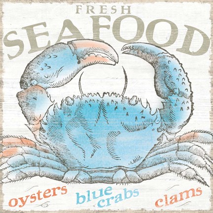 Framed Seaside Life II Print