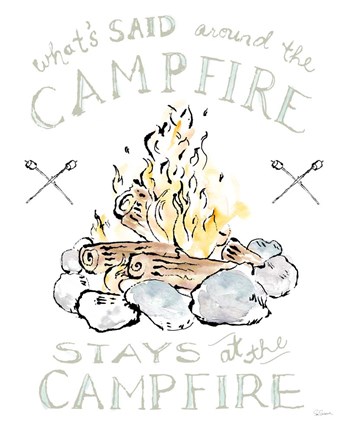 Framed Girlfriends Cabin IV Print