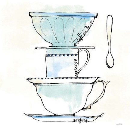 Framed Good Brew V Print