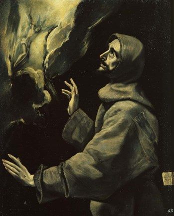 Framed St Francis of Assisi Print