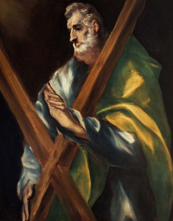 Framed Saint Andrew Print