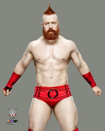 Framed Sheamus 2016 Posed Print